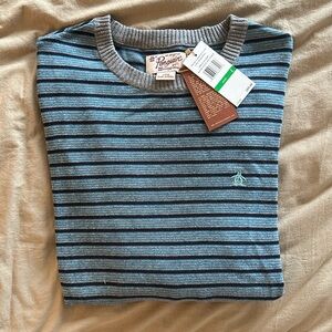 Penguin Striped sweater size large